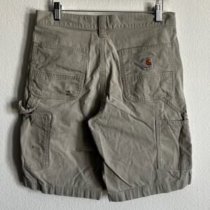 Carhartt light brown work wear carpenter shorts